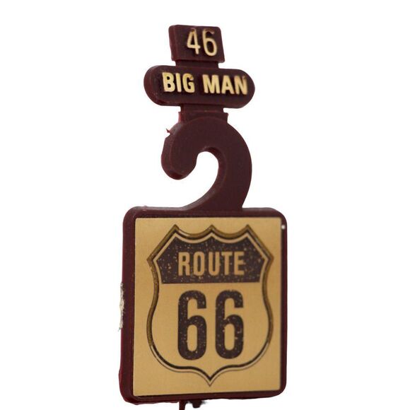 NWT Route 66 BROWN GENUINE LEATHER 1 1/4"Wd CASUAL DRESS MEN'S BELT Sz 46 (74A - Picture 3 of 14